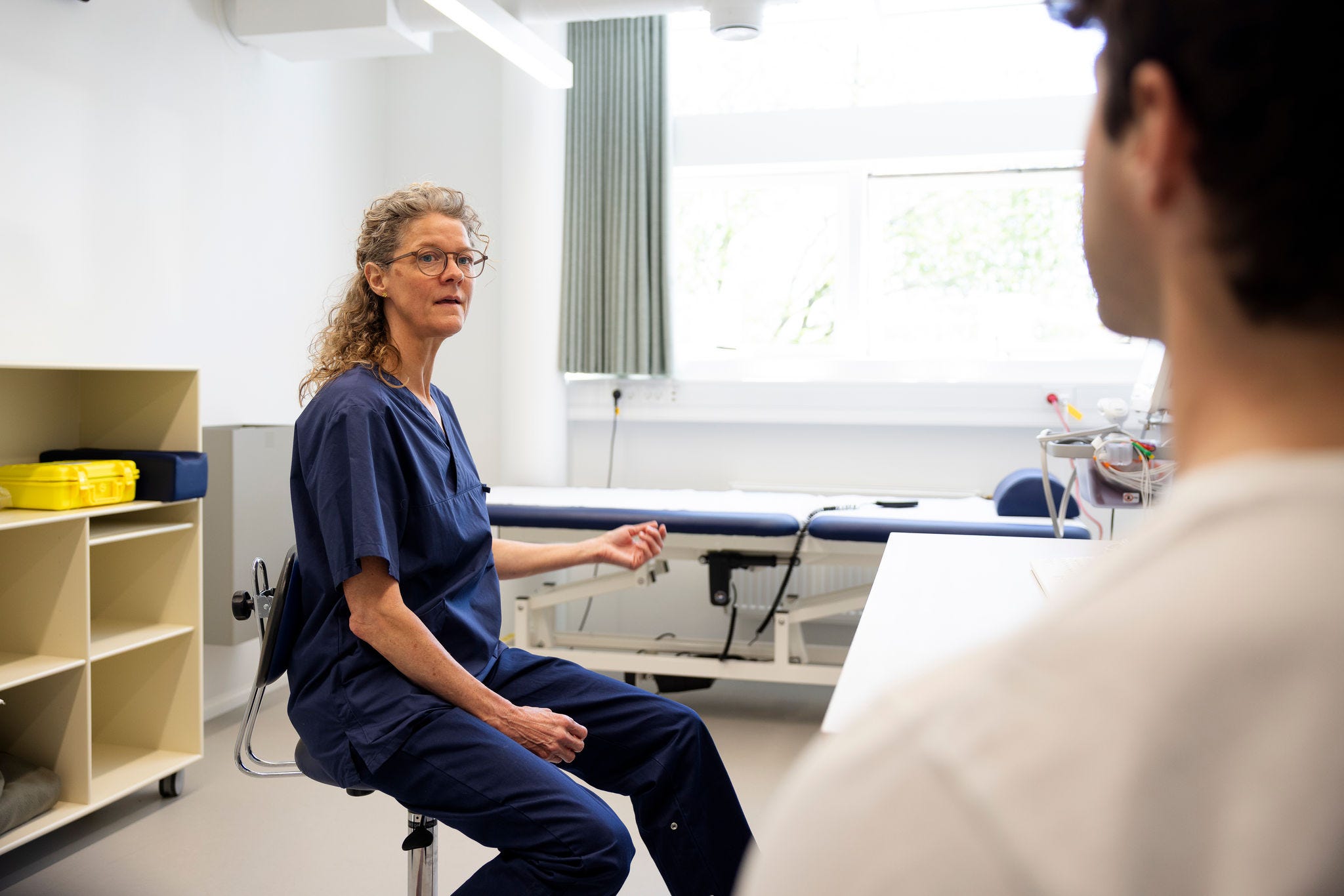 Patient sitting